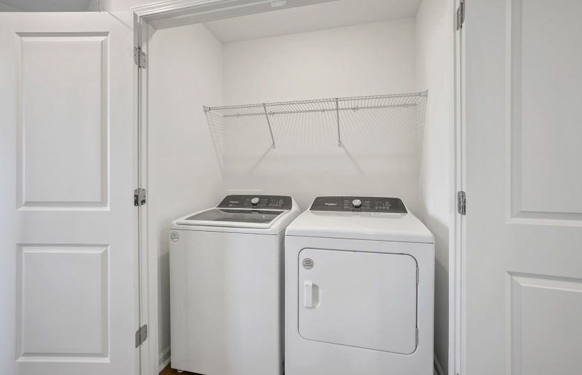 Washer and Dryer Closet