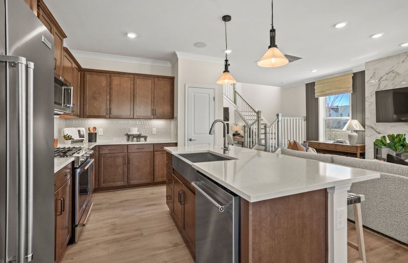 Open Kitchen with an Island