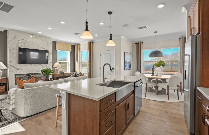 Open Kitchen with an Island