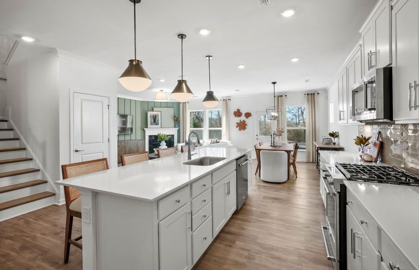 Open Kitchen with an Island