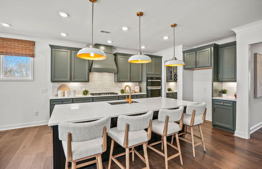 Spacious Kitchen with an Island