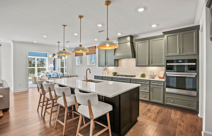 Spacious Kitchen with an Island