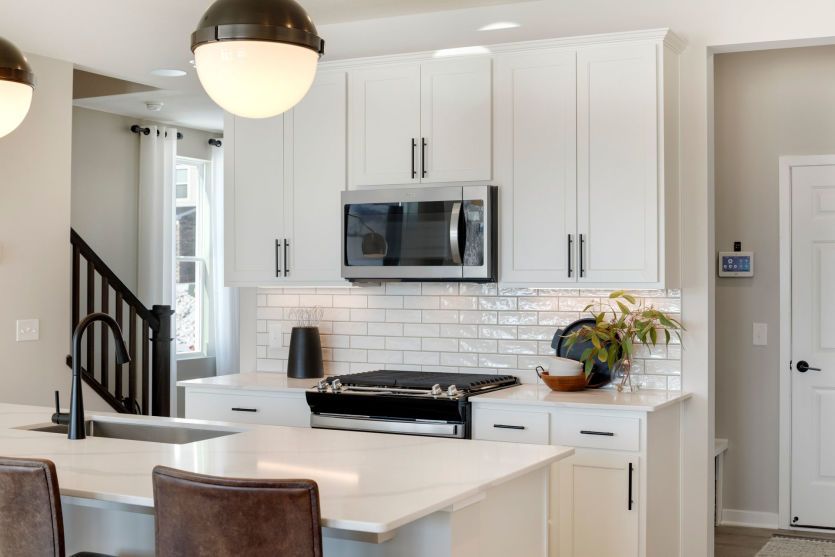 Bright White Kitchen