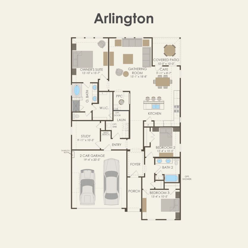 First Floor 3 br / 2 ba