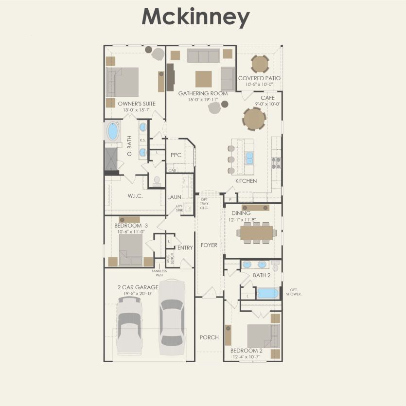 First Floor 3 br / 2 ba