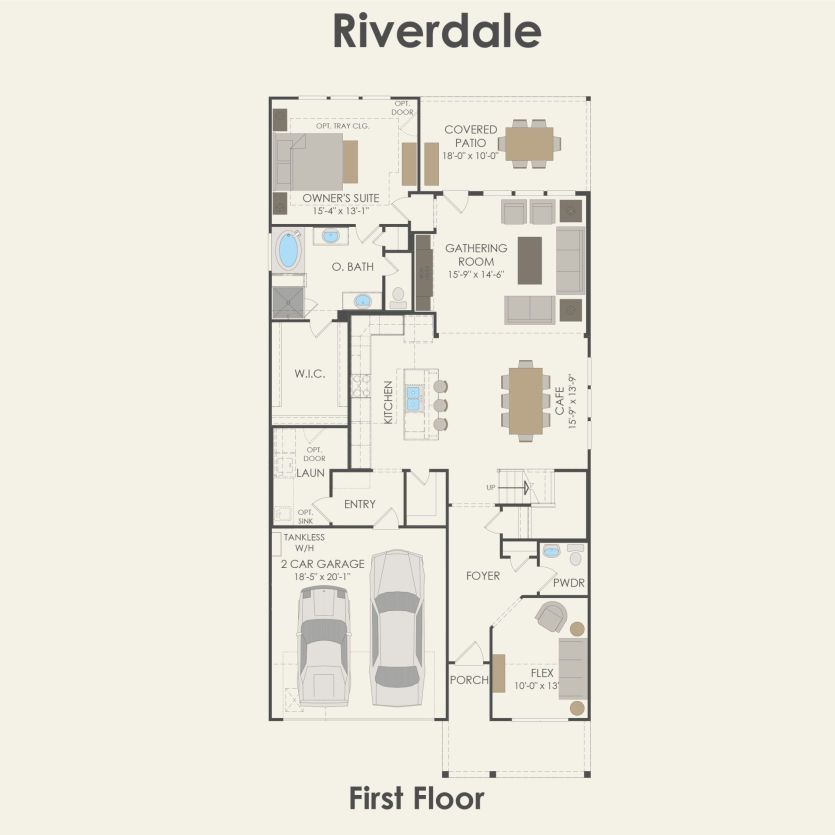 First Floor 4 br / 2.5 ba