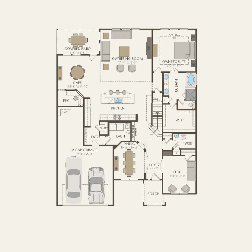 First Floor 4 br / 3.5 ba