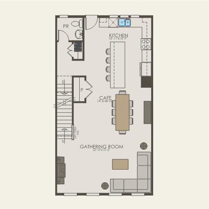 Second Floor 3 br / 2.5 ba