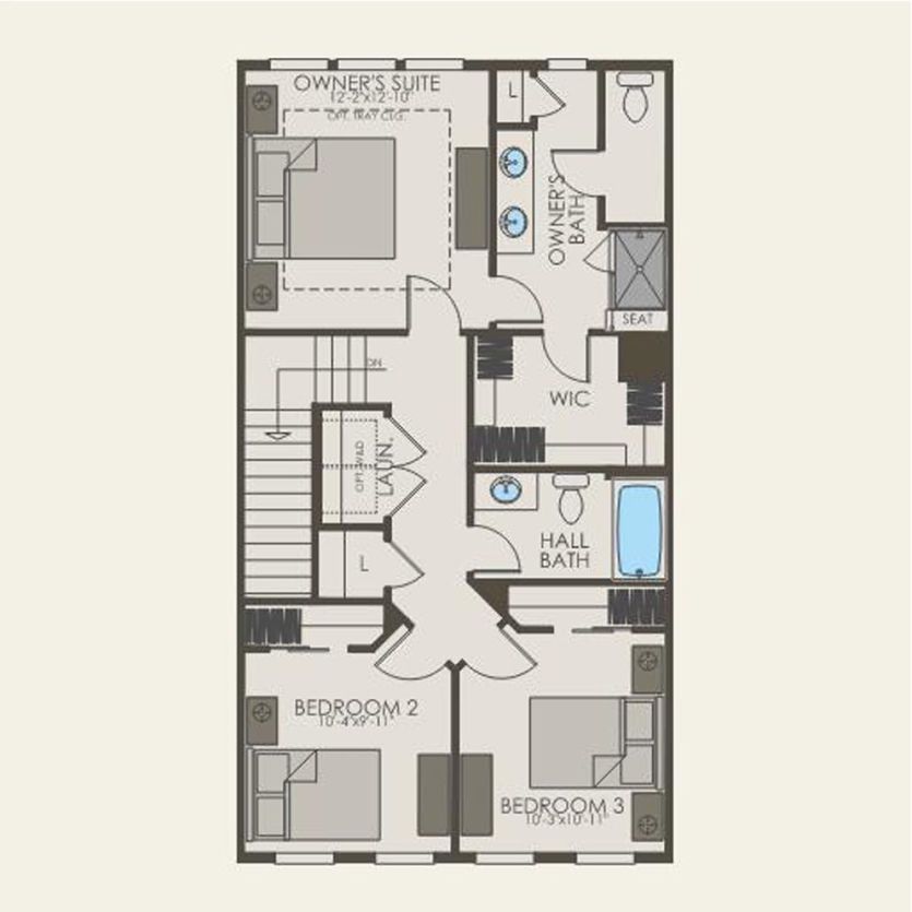 Third Floor 3 br / 2.5 ba