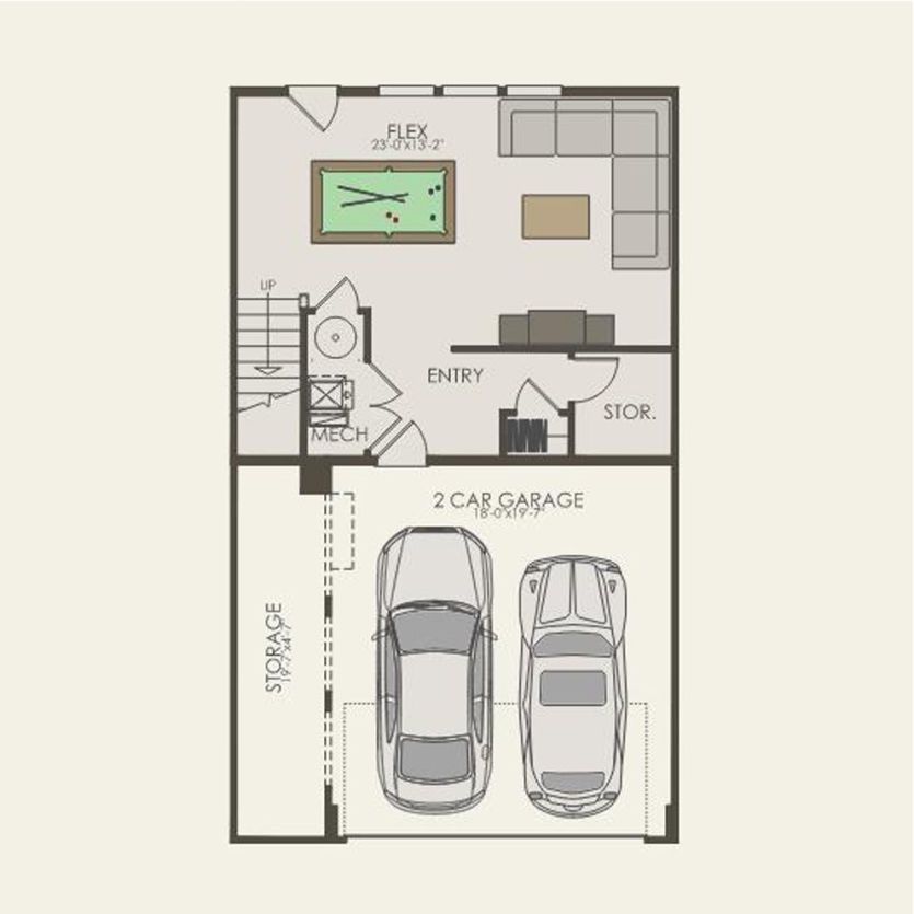 First Floor 3 br / 2.5 ba