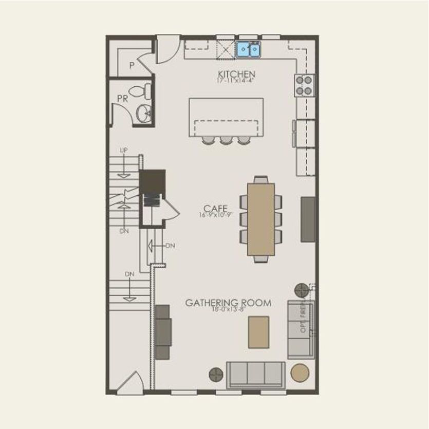 Second Floor 3 br / 2.5 ba