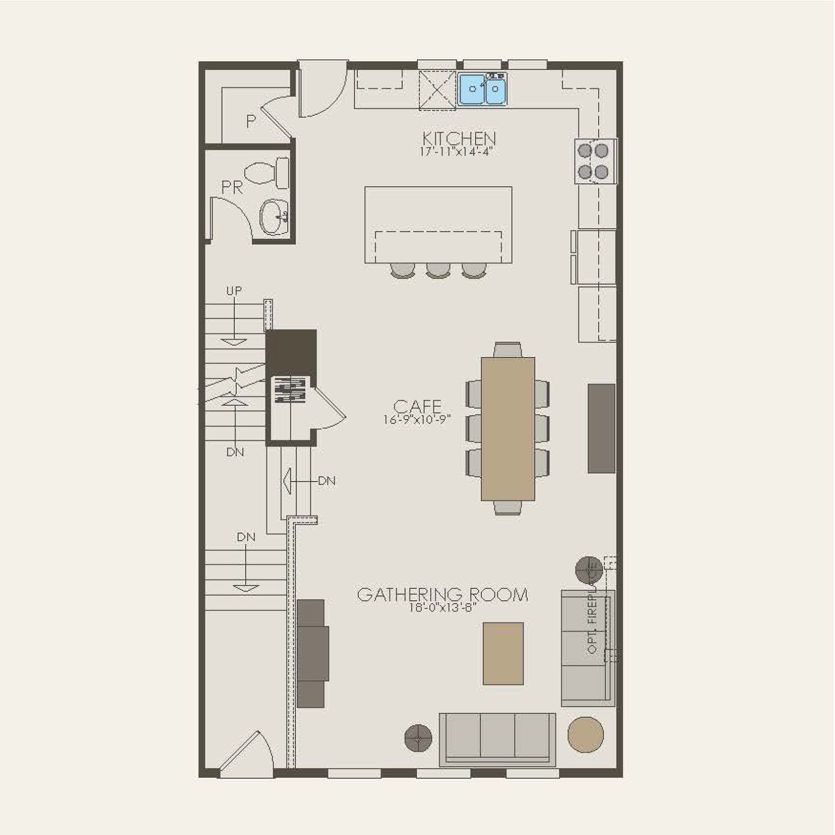 Second Floor 3 br / 2.5 ba