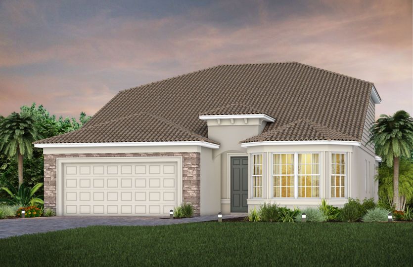 Exterior FM3 with stone