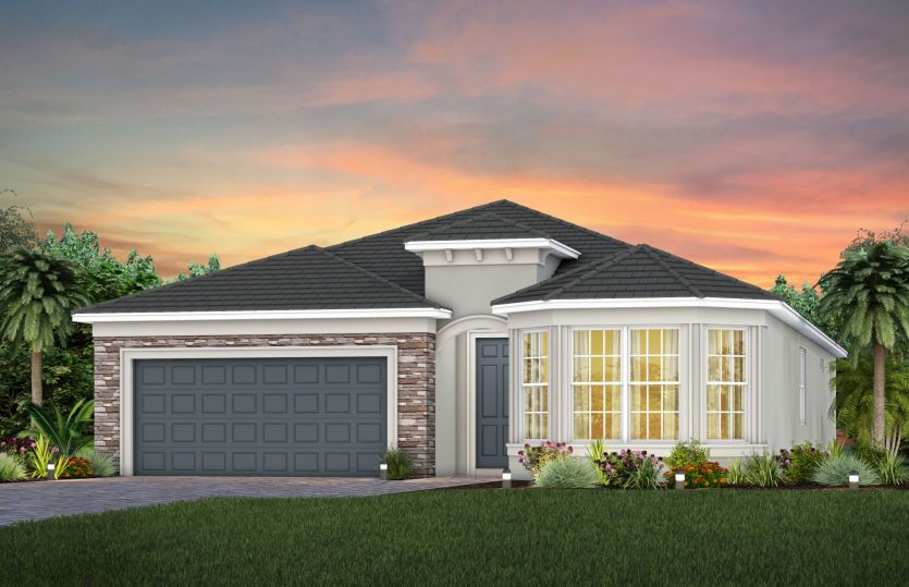 Exterior FM3 with stone