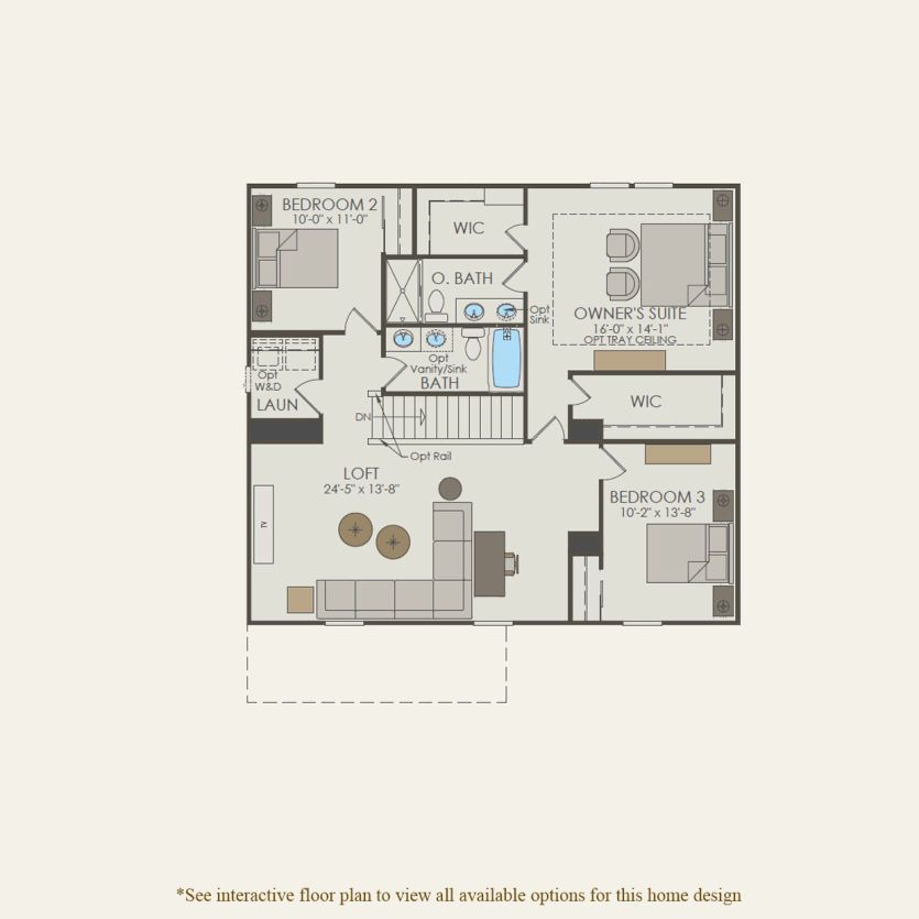 Second Floor 3 br / 2 ba