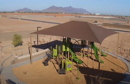 Shaded playground