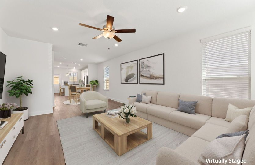 Gathering Room Overlooking the Kitchen