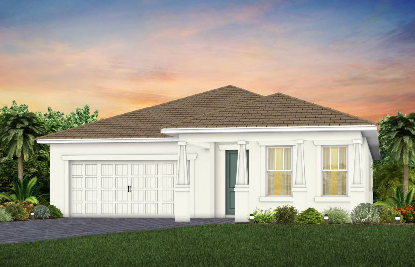 Elevation C202 in Craftsman High Reflective White