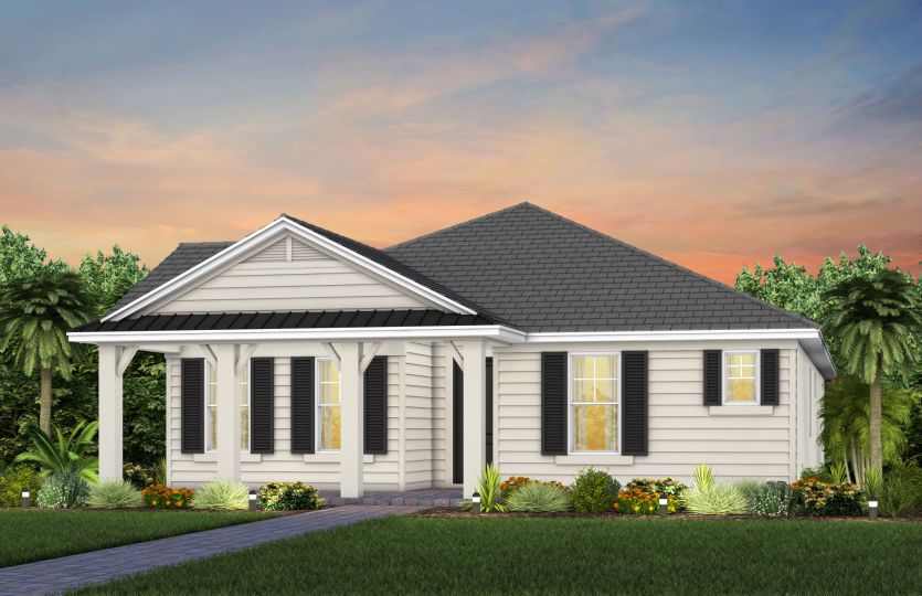 Elevation FH1 in Farmhouse Heron Plume