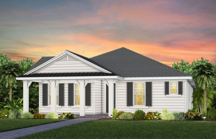 Elevation FH1 in Farmhouse Extra White