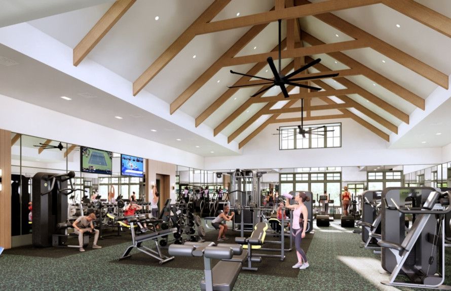 Fitness Center Rendering