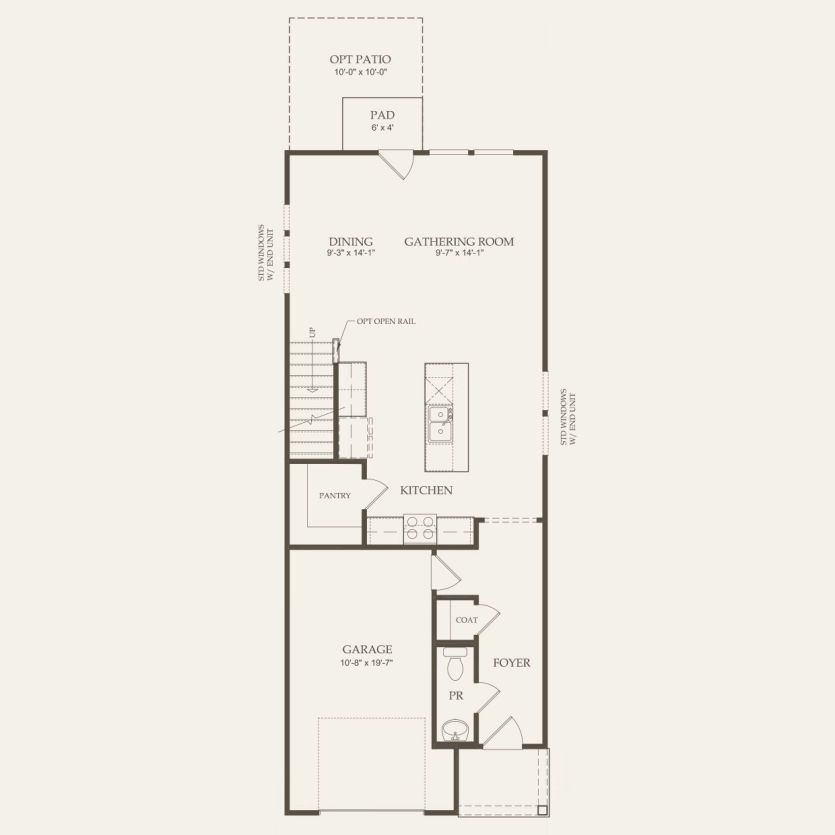First Floor 3 br / 2.5 ba