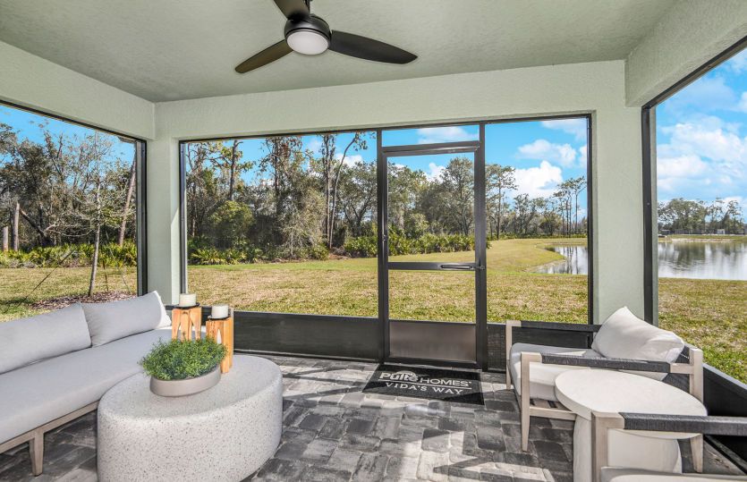 Covered Lanai for Outdoor Living