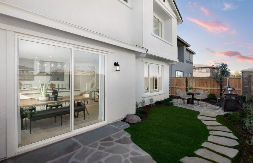 Backyard space for indoor/outdoor living