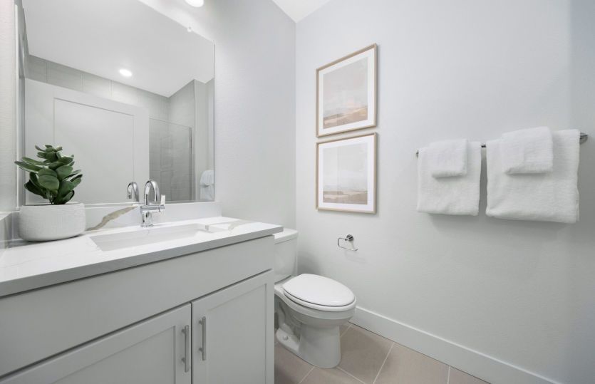 Frist floor half bath