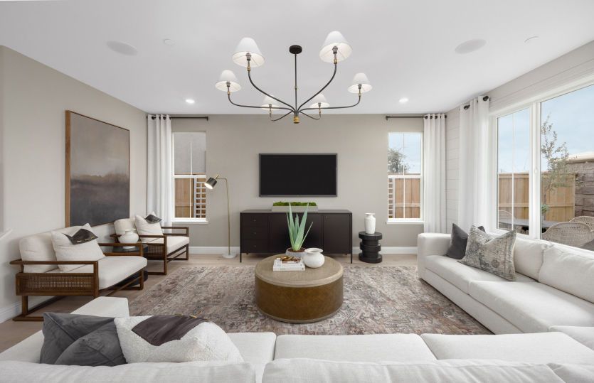 Inviting gathering room