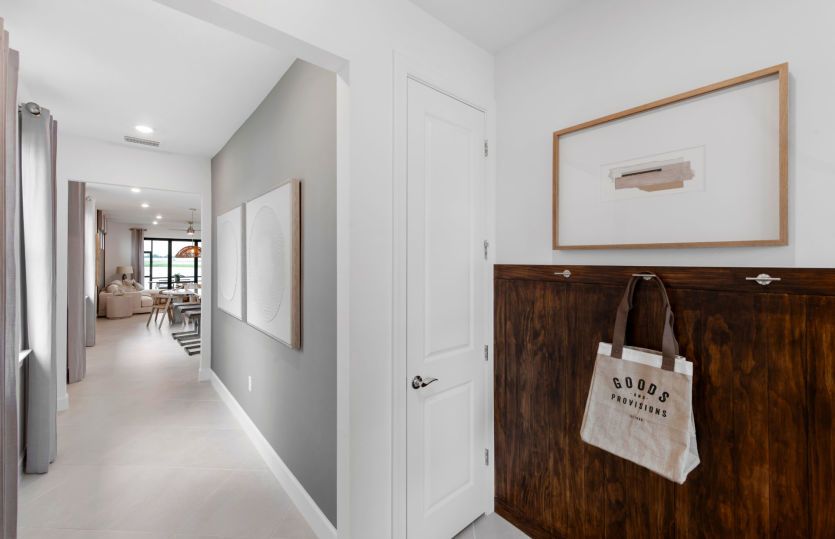 Welcoming entry foyer