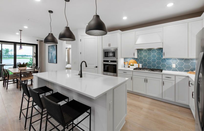 Open concept kitchen