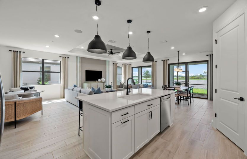 Connected spaces, great for hosting friends and family