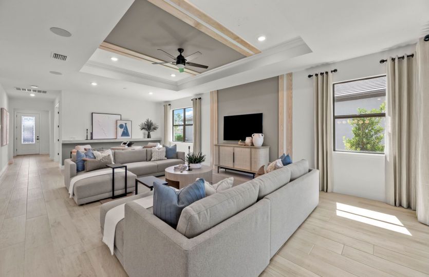 Spacious gathering room