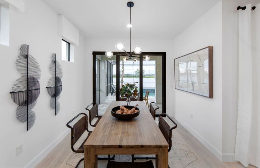 Cafe dining area