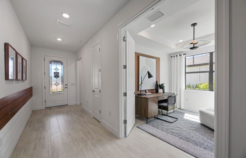 Welcoming entry