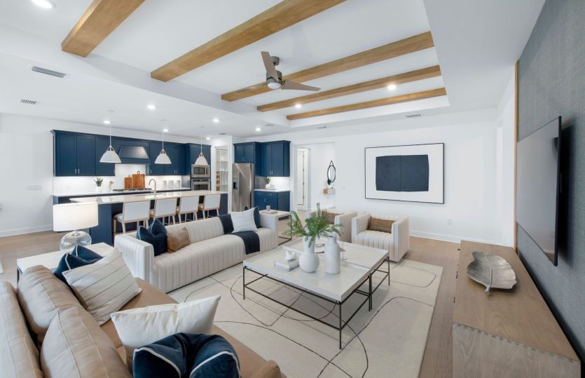 Kitchen that overlooks the gathering room