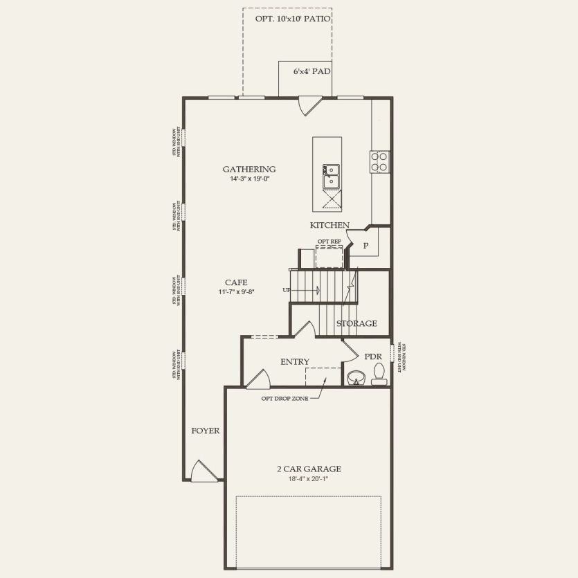 First Floor 3 br / 2.5 ba