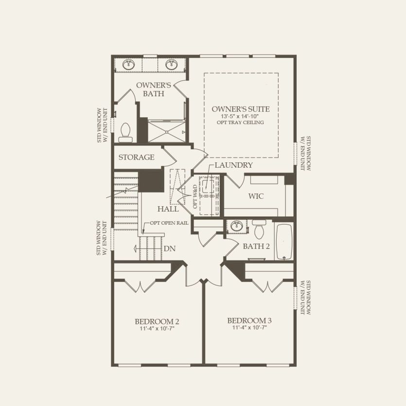 Third Floor 3 br / 2.5 ba