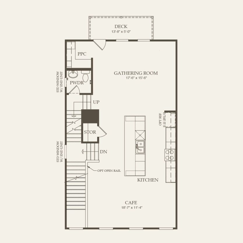 Second Floor 3 br / 2.5 ba