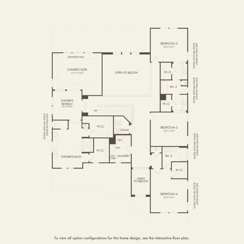 Second Floor 4 br / 3.5 ba