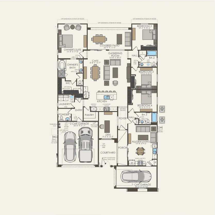 First Floor 4 br / 3.5 ba