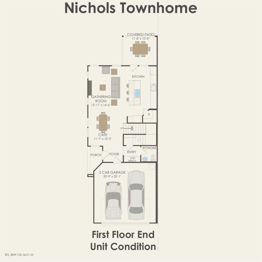 First Floor 3 br / 2.5 ba