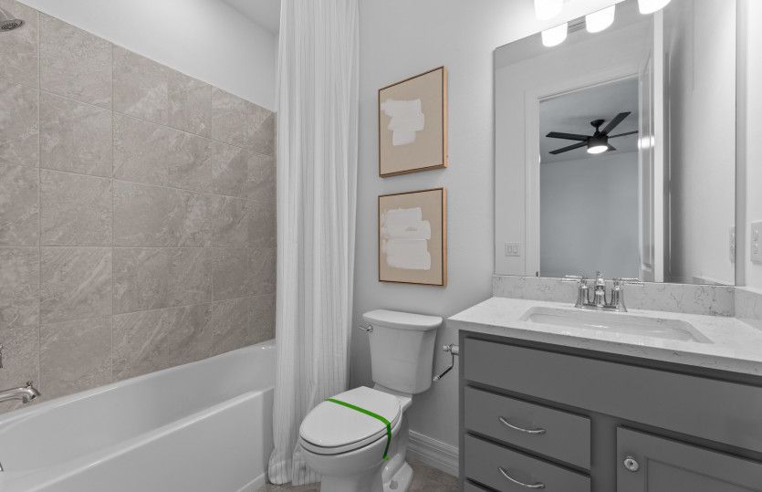 Secondary bathroom