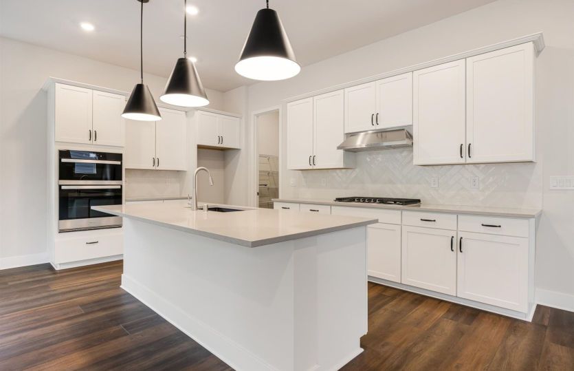 Kitchen with walk-in pantry