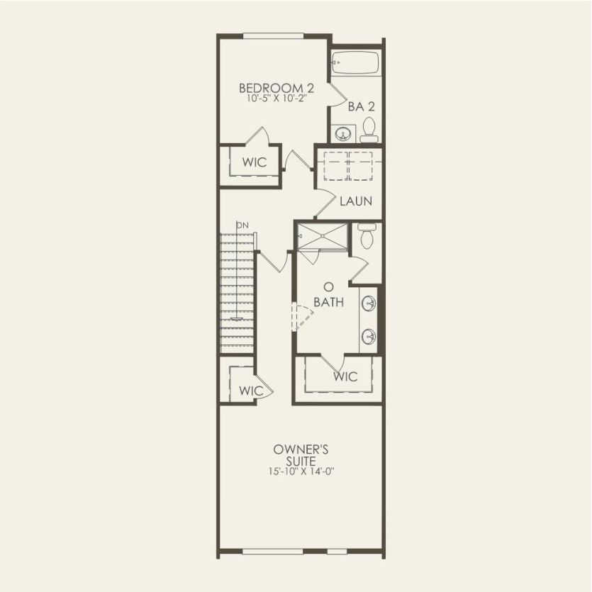 Third Floor 3 br / 3.5 ba
