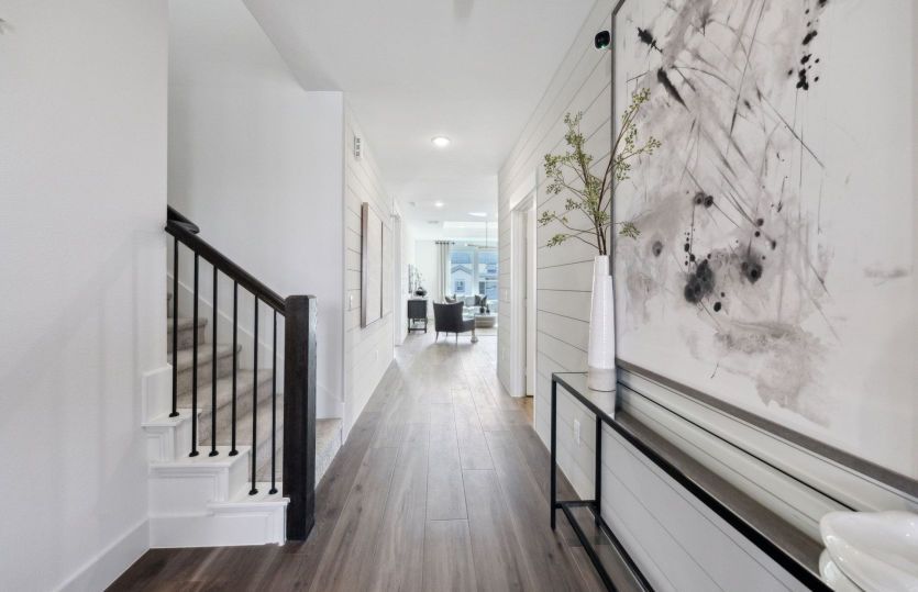 Welcoming entry into home