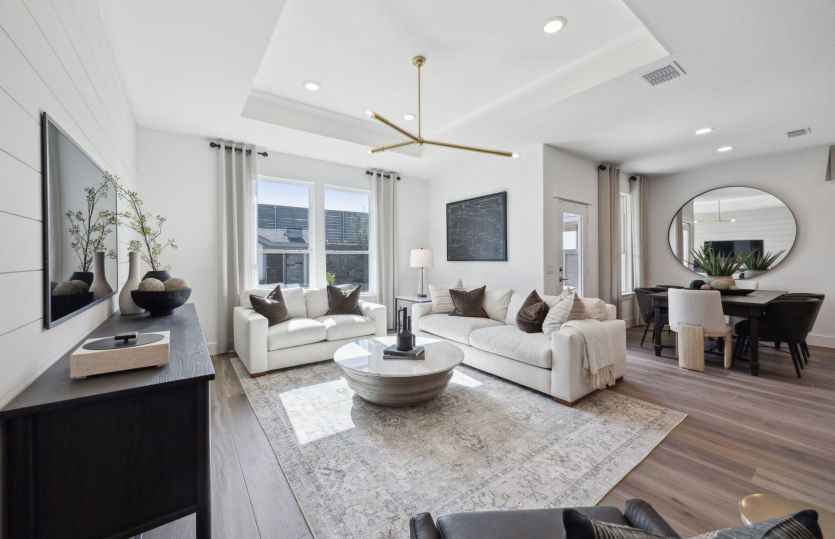 Welcoming gathering room