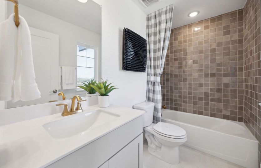 Secondary bathroom *model representation