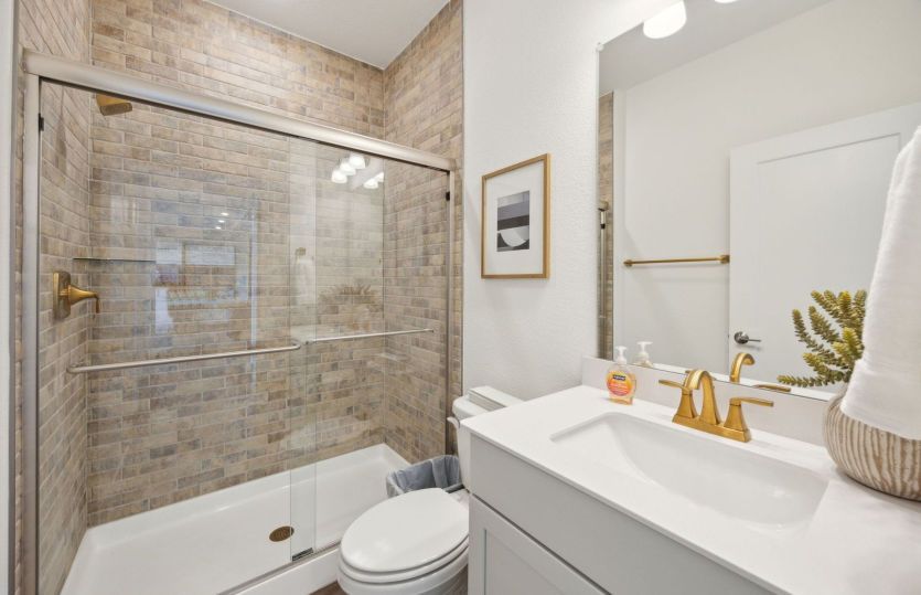 Secondary bathroom *model representation